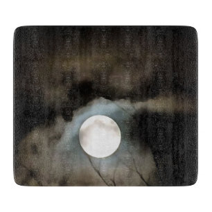 Winter Solstice Moon Celestie Art Schneidebrett