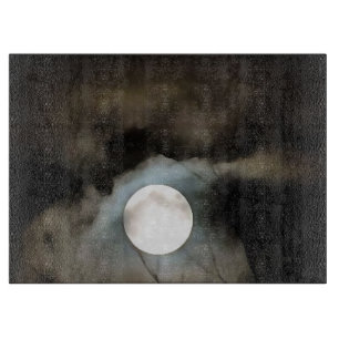 Winter Solstice Moon Celestie Art Schneidebrett
