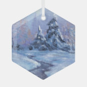 "Winter Solstice" Ornanment Ornament Aus Glas (Vorderseite)