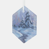 "Winter Solstice" Ornanment Ornament Aus Glas (Vorderseite Links)