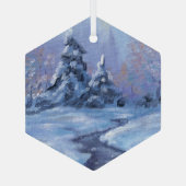 "Winter Solstice" Ornanment Ornament Aus Glas (Rückseite)