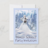 Winter Solstice-Party Einladung (Vorderseite)