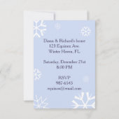 Winter Solstice-Party Einladung (Rückseite)