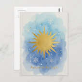 Winter Solstice Postcard Postkarte (Vorne/Hinten)