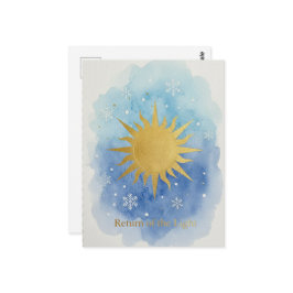 Winter Solstice Postcard Postkarte