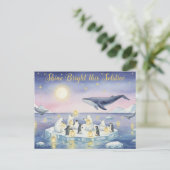 Winter Solstice Postcard Postkarte (Stehend Vorderseite)