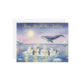 Winter Solstice Postcard Postkarte