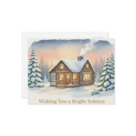 Winter Solstice Postcard Postkarte