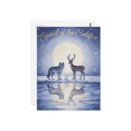 Winter Solstice Postcard Postkarte