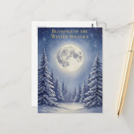Winter Solstice Postcard Postkarte