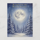 Winter Solstice Postcard Postkarte (Vorderseite)
