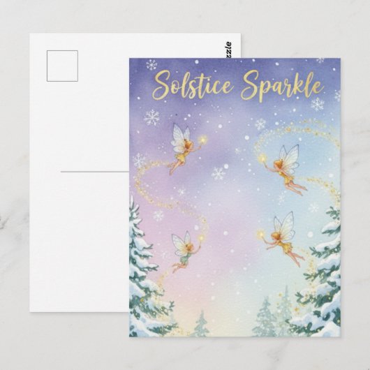 Winter Solstice Postcard Postkarte (Vorne/Hinten)