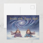 Winter Solstice Postcard Postkarte (Vorne/Hinten)