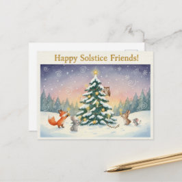 Winter Solstice Postcard Postkarte