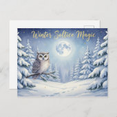 Winter Solstice Postcard Postkarte (Vorne/Hinten)