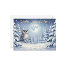 Winter Solstice Postcard Postkarte