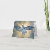 Winter Solstice Raven Card Karte (Vorderseite)