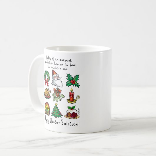 Winter Solstice Relics - Kaffeetasse (Vorderseite Links)