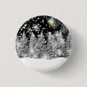 Winter Solstice Schneefall Button (Vorderseite)