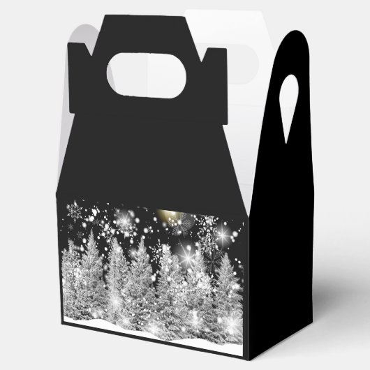 Winter Solstice Schneefall Geschenkschachtel (Geöffnet)