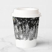 Winter Solstice Schneefall Pappbecher (Rechts)