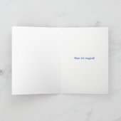 Winter Solstice Segen Gedicht Moon Eak Tree Karte (Innenseite)