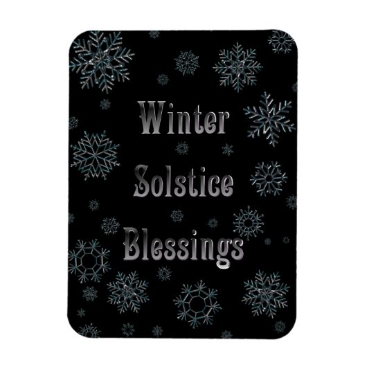 Winter Solstice Segen Magnet (Vertikal)