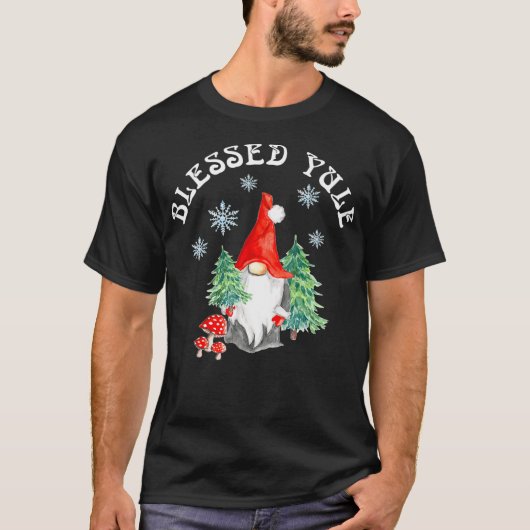 Winter Solstice Seligen Weihnachten Pagan Holiday T-Shirt (Vorderseite)