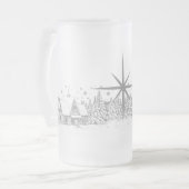 Winter Solstice Sessing Mattglas Bierglas (Vorderseite Links)