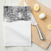 Winter Solstice Snowfall  Geschirrtuch (Viertel Falte)