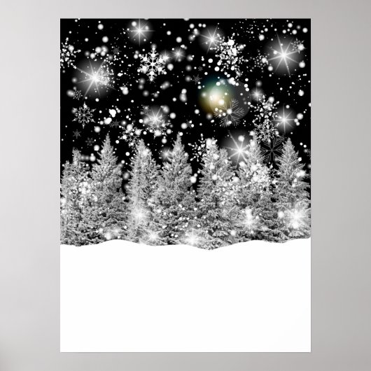 Winter Solstice Snowfall Poster (Vorne)