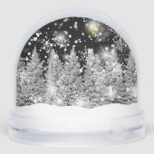 Winter Solstice Snowfall Schneekugeln (Rückseite)