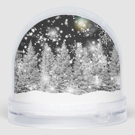 Winter Solstice Snowfall Schneekugeln (Rückseite)