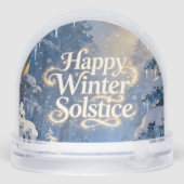 Winter Solstice Snowfall Schneekugeln (Rückseite)