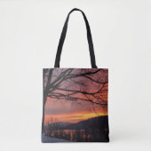 Winter Solstice Sunset Tasche (Vorderseite)