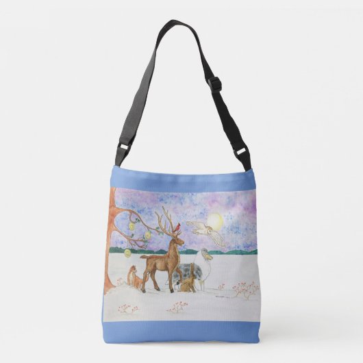 Winter Solstice-Tasche Tragetaschen Mit Langen Trägern (Rückseite)