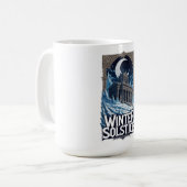 Winter Solstice Temple T-Shirt Kaffeetasse (Vorderseite Links)