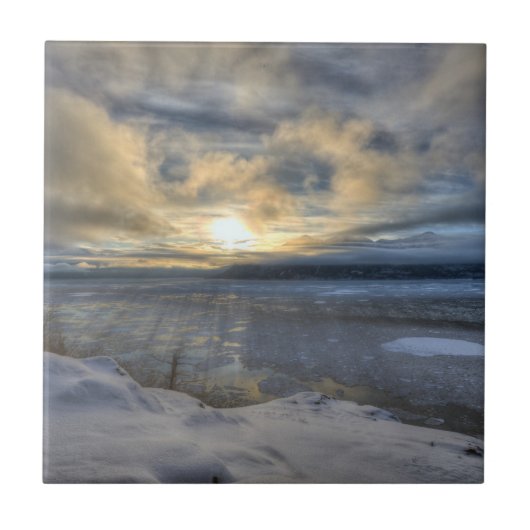 Winter Solstice Turnonce Arm Fliese (Vorderseite)