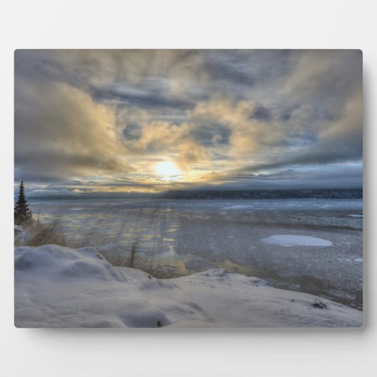 Winter Solstice Turnonce Arm Fotoplatte (Vorderseite)