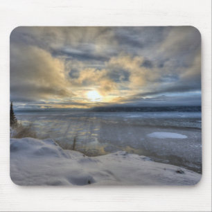 Winter Solstice Turnonce Arm Mousepad
