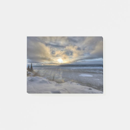 Winter Solstice Turnonce Arm Post-it Klebezettel (Vorderseite)