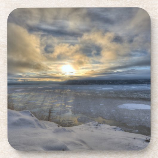 Winter Solstice Turnonce Arm Untersetzer (Vorderseite)