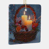 Winter Solstice Weihnachten Gewürze Kerzen Keramikornament (Rechts)