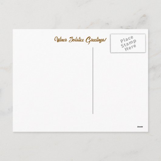 Winter Solstice Weihnachten Owls Snow (Rückseite)