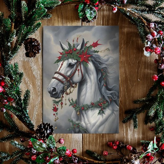 Winter Solstice Weihnachten White Mare