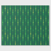 Winter Solstice Weihnachten Wicca Moon Phasing Red Geschenkpapier (Flach)