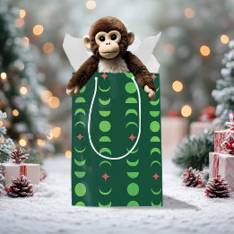 Winter Solstice Weihnachten Wicca Moon Phasing Red Mittlere Geschenktüte