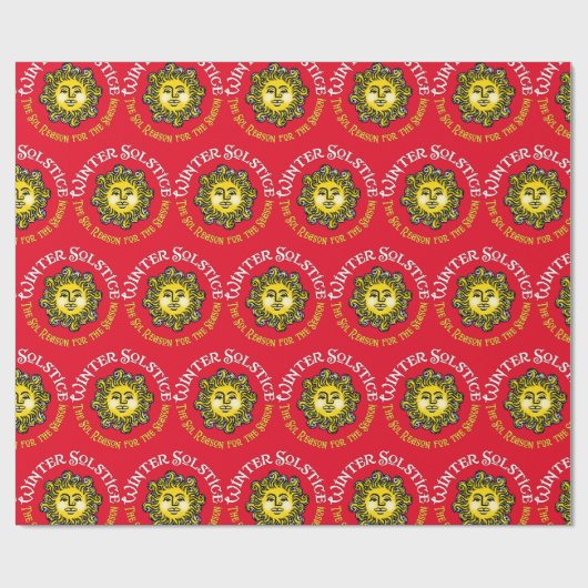 Winter Solstice - Wrapping Paper Geschenkpapier (Flach)