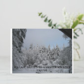 WINTER-SOLSTIZINVEKTION EINLADUNG (Stehend Vorderseite)