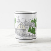 Winter Soltice Farm 15oz Tasse (Mittel)